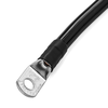 Spartan Power Single Black 6 ft 2/0 AWG Battery Cable with 3/8" Ring Terminals SINGLEBLACK2/0AWG6FT38